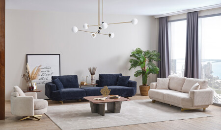 مجموعة الأريكة من MNZ-Blomberg - كريم - Cadde Yıldız