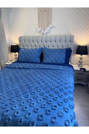 غطاء سريري من طاسل من نوع MNZ-Blue - Calinahome
