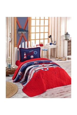 غطاء سريري واحد من طراز MNZ-Blue - Clasy