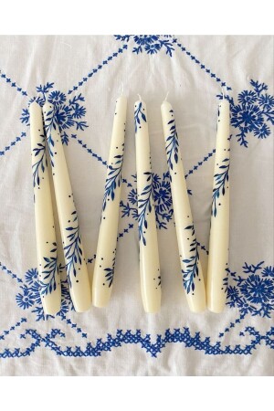 MNZ-Blue Flower نمط مصمم يدويًا مصممًا يدويًا شمعة رائحة - Julith