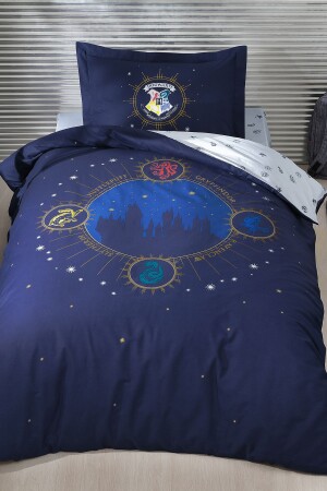 MNZ-Blue HP Hogwards Ranforce غطاء غطاء واحد غطاء غطاء P7239S3778 - Özdilek