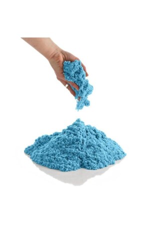 ملون MNZ-Blue Kinetic Play Sand 1 كيلوغرام من الرمل - Apiko Shop