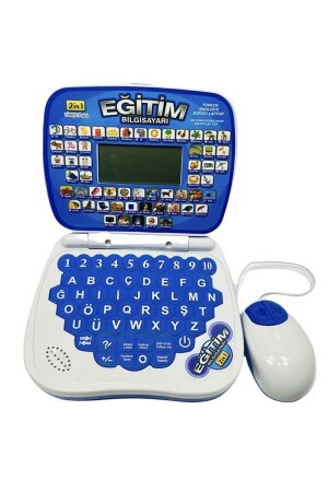 MNZ-Blue Laptop التعليمية 100 وظائف كمبيوتر إنجليزي وتركي مع شاشة g9587 - Genel Markalar