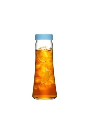 MNZ-Blue Lid Glass Jug Carafe Bottle Series خاصة هدية فخمة P43234-1099866 - Paşabahçe