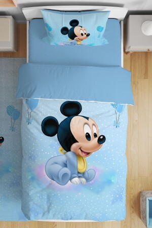 MNZ-Blue Mickey نمط واحد الأطفال الأسرة المجموعة evnev00135 - Evpanya