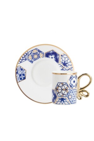 MNZ-Blue Sky Desen1 كوب قهوة تركية لـ 6 أشخاص 02ACR SHP-22-0137A-6 - ACAR