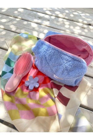 حقيبة تجميل منشفة من نوع MNZ-Blue Super Size - Punchiess