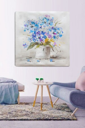 MNZ-Blue Violet Canvas Painting 70x70 سم MRMVİMNKŞLR016 - ColorVision