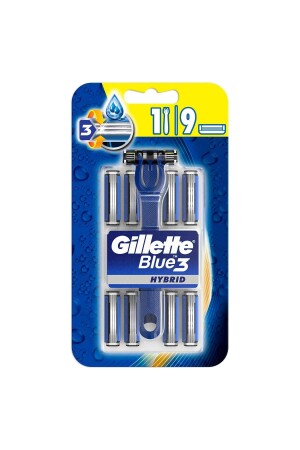 MNZ-Blue3 Sensor شاشر مزيج + مقص إضافي 9 قطع - Gillette