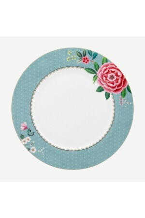 طيور MNZ-Blushing Birds طقم العشاء من البورتسلين الأزرق 26،5 سم 51001206 - Pip Studio