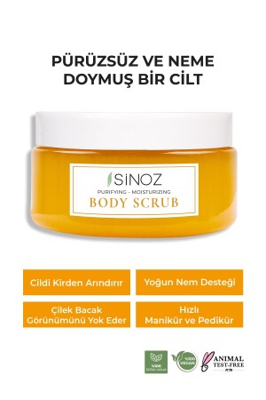 MNZ-Body Scrub تغذية التطهير التريطية مسح الجسم 300 ج - Sinoz