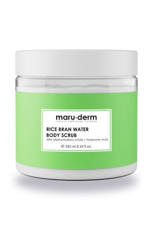 MNZ-Body Scrub بريز الماء مسح الجسم AHA + حمض هيلورونيك 250 مل - Maru.Derm