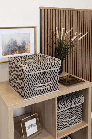 صندوق MNZ-Bohe متعددة الأغراض مع غطاء ميني رف منظمة 30x30x23 - Morbebe