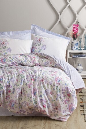 MNZ-Bohemian Double Duvet Cover Set Adsila Blue 8680108068281 - Cotton Box