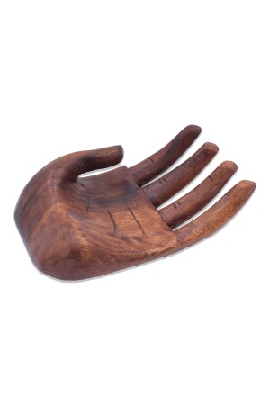 MNZ-Bohemian شكل يد مزخرفة لوحة الخشب ناجب حامل الخشب التيك الخشب يدويا HEDI-PCT-00 - Hedicaret