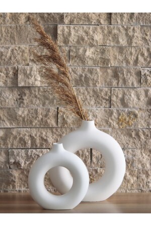 مجموعة من الخاتم المزج من طراز MNZ-Bohemian (LARGE 19X20CM- SMALL 14X15CM) ديكوراتية- هدية بيضاء خام - Stonnish