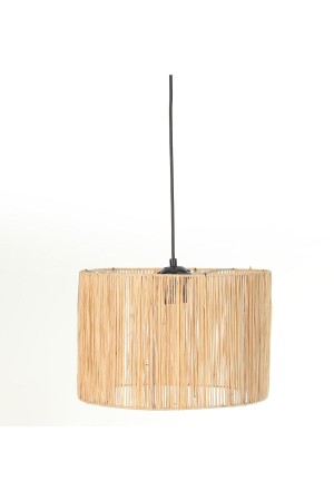 MNZ-Bohemian Natural Raffia Cylinder Chandelier Cap 25 837483 - YLMZ