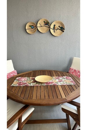 MNZ-Bohemian Wicker Wall Plate OBD0020-12 - ocean boheme decor