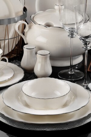 (MNZ-Bone Olympos) ، (بلاطين) ، (ميش) ، (مجموعة عشاء (بلاطين) ، (بيت) ، (بيت) ، (بيت - Kütahya Porselen