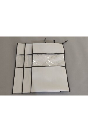 أزرار (MNZ-Boots) - غطاء الأحذية - خزنة الأحذية والكيس الحامل مع نافذة - منظمة الأحذية - 40x57 سم - Umut