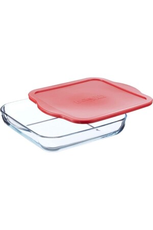 سلة مربعة من MNZ-Borcam مع غطاء سليكون 590240 - Paşabahçe