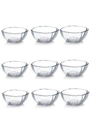 MNZ-Borcam 9-قطع مربع كعكة مولد - بريز بودينغ بولد 9-قطع صغيرة كعكة مولد مربع - Paşabahçe