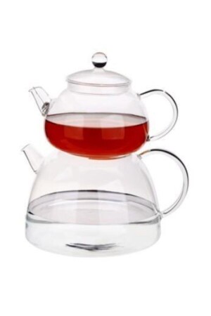 MNZ-Borosilicate Glass Teapot Set 810ml 1870ml BELLODG460AB - Tantitoni