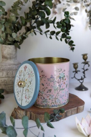 حاوية تخزين الغذاء من طراز MNZ-Botanica - حاوية تخزين المعادن 17.5 سم × 18 سم ER147 - Evle