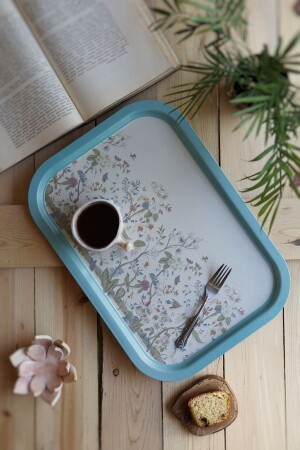 صناديق معدنية من نوع MNZ-Botanica - صناديق شاي قهوة - صناديق عرض 28 سم × 40 سم EE164 - Evle