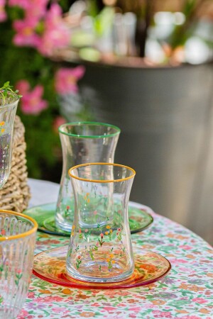 MNZ-Botanical 12 Piece Tea Set 170 كلم - Rakle