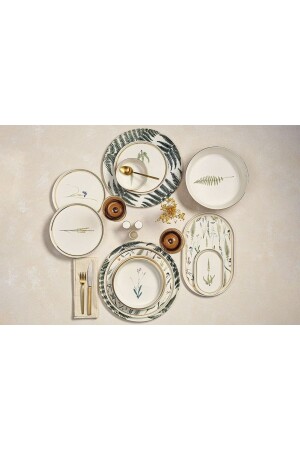 (MNZ-Botanical 60 Piece Dinner Set) لـ 12 شخصاً - Porland