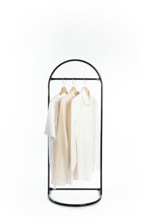 ملابس من نوع MNZ-Boutique طراز ملابس بيضوية معلقة لون أسود معلقة لون أسود معلقة لون الأقدام معلقة ملابس معلقة Fc119esk - VegaDekor