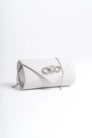 حقيبة محفظة من الحجر من MNZ-Bow حقيبة الاسبوع الفضية - Camolla