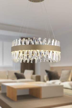 MNZ-Brampton 50' قديم 3 لون 94 وات LED طاولة الطعام، غرفة المعيشة شمعة 3962-50-FR - Apliqa