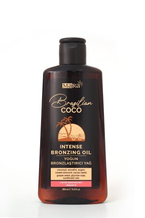MNZ-Brazilian Coco Intense Bronzing Sun Oil 200 مل - Mara