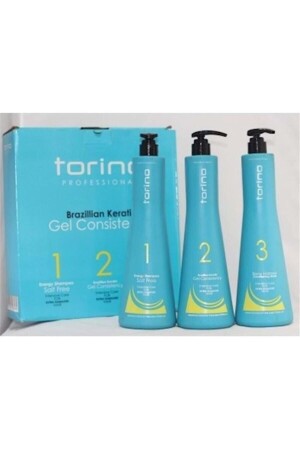 MNZ-Brazilian Keratin Gel مجموعة من 3 3 X 1100 مل 8696299108484 - Torino