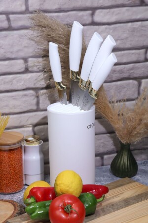 MNZ-Brenda طلاء السكين المجموعة اللون الأبيض CZM1540 - AROW