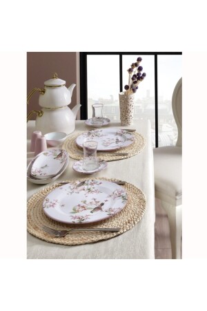 MNZ-Briana Porcelain 31 قطعة الإفطار مجموعة 71307877 - Pierre Cardin