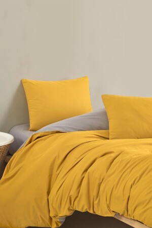 MNZ-Bright Future Mustard Gray غطاء غطاء واحد 20110004 - Colorpool