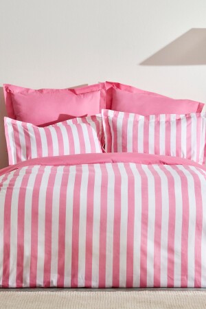 MNZ-Brine مضاعفة 100% القطن غطاء غطاء القطن الوردي PP - Karaca Home