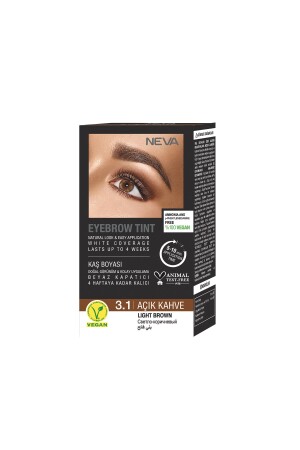 MNZ-Brow Tint رداء الشتات 15 مل (مخضراو) 3. 1 خُمرٌ خفيف - Neva