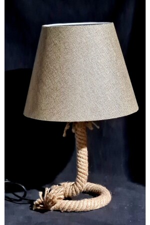 ظل مصباح من نوع MNZ-Brown مع رجل الحبل ورأس اللون 3222220120 - TEKAY AYDINLATMA