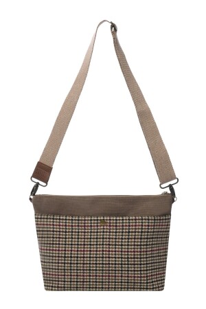 MNZ-Brown Clutch Waxed Canvas قابل للتعديل من سلاسل محفظة منشطات منشطات منشطات منشطات منشطات منشط - Sofist İstanbul