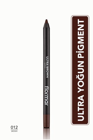 قلم قلم العين من نوع MNZ-Brown Ultra Eyeliner رقم: 012 - Flormar
