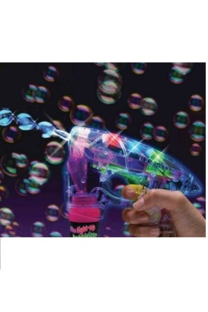 بندقية من الفقاعة من MNZ-Bubble Gun مضيئة بندقية من الرغوة ذات جودة عالية بندقية من الفقاعة من 2 مجلات من الرغوة lrs - LRS STORE