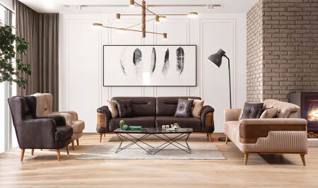 مجموعة الأريكة من طراز MNZ-Bukle - Cadde Yıldız