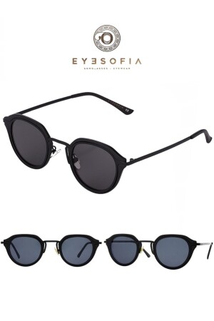 نظارات شمسية سوداء من نوع MNZ-Bumble Unisex ES100 - Eyesofia
