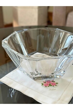 MNZ-Busayhome عاري العكس سلسلة زجاجية كريستال كأس الخدمة، كأس العرض، كأس العرض 26 سم 68158 - Paşabahçe