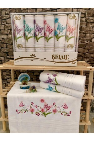 نمط من طراز MNZ-Butterfly 50x90 الخشية 3D 6 ألوان منشفة فاخرة 201 - Şelale