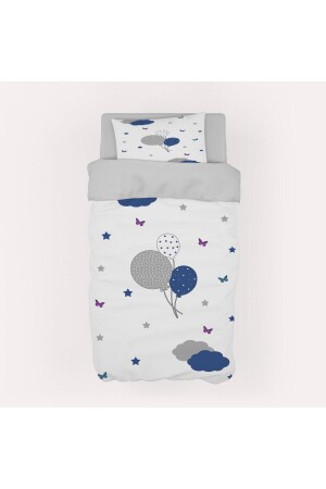 MNZ-Butterfly وBallon Cotton Duvet Cover Set Mktnt-009 MKTNT-009 - MEKTA HOME